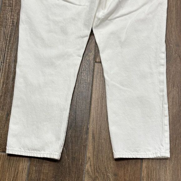 Lucky Brand Boyfriend Overall Jeans Size L Cotton Cone Denim Boho Festival* - Picture 3 of 16